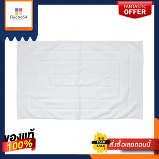 Foot ผ้าขนหนูเช็ดเท้า MS HOTEL ขนาด 18 x 28 นิ้ว สีขาวFootTowelSize18x28