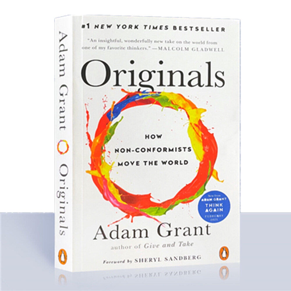 Originals - How Non-Conformists Move The World By Adam Grant Business Motivation & Self-Improvement Book Paperback