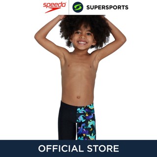 SPEEDO Digital Allover Jammer กางเกงว่ายน้ำเด็กผู้ชาย กางเกงว่ายน้ำขาสั้น กางเกงว่ายน้ำสำหรับเด็ก