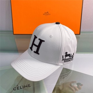 Hermes หมวกเบสบอล กันแดด สไตล์ฮิปฮอป แฟชั่นสําหรับผู้ชาย และผู้หญิง