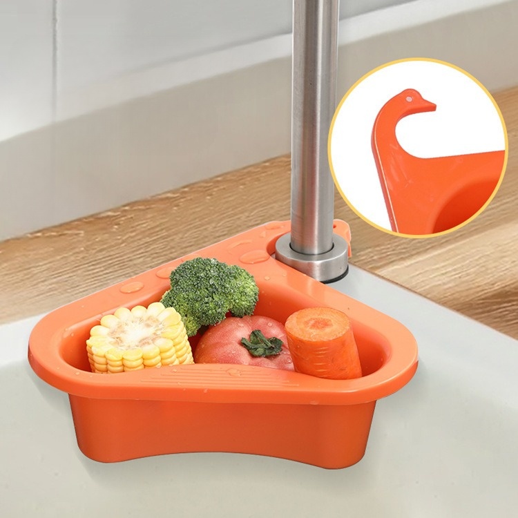 🥗พร้อมส่ง🥗 ตะกร้ากรองเศษอาหาร ตะแกรงกรองเศษอาหาร ที่กรองเศษอาหาร ตะกร้าล้างผัก #A-0034 - รูปที่ 3