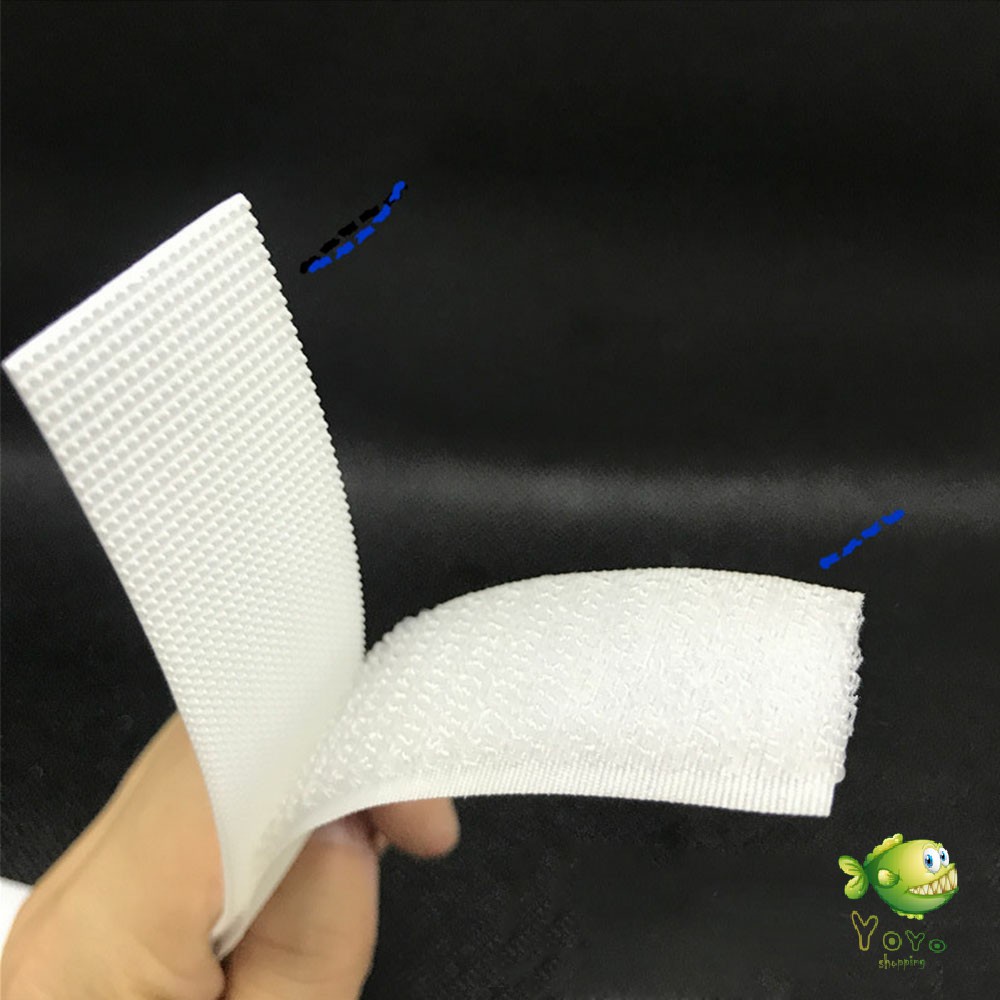 YOYO เทปตีนตุ๊กแกมีกาวในตัว แบบ ขน+หนาม และ มีกาวด้านนอก ทั้ง 2 ด้าน บรรจุ 12 คู่/ห่อ Hook and Loop Tape