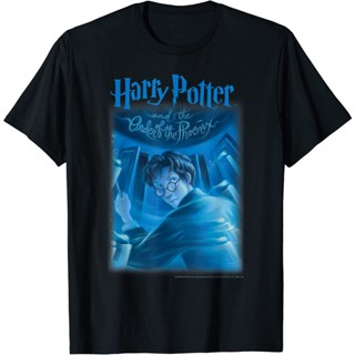 เสื้อยืดผ้าฝ้ายพิมพ์ลายคลาสสิก เสื้อยืด พิมพ์ลายโปสเตอร์ Harry Potter Order Of The Phoenix แฟชั่นสําหรับผู้ชาย และผ_07