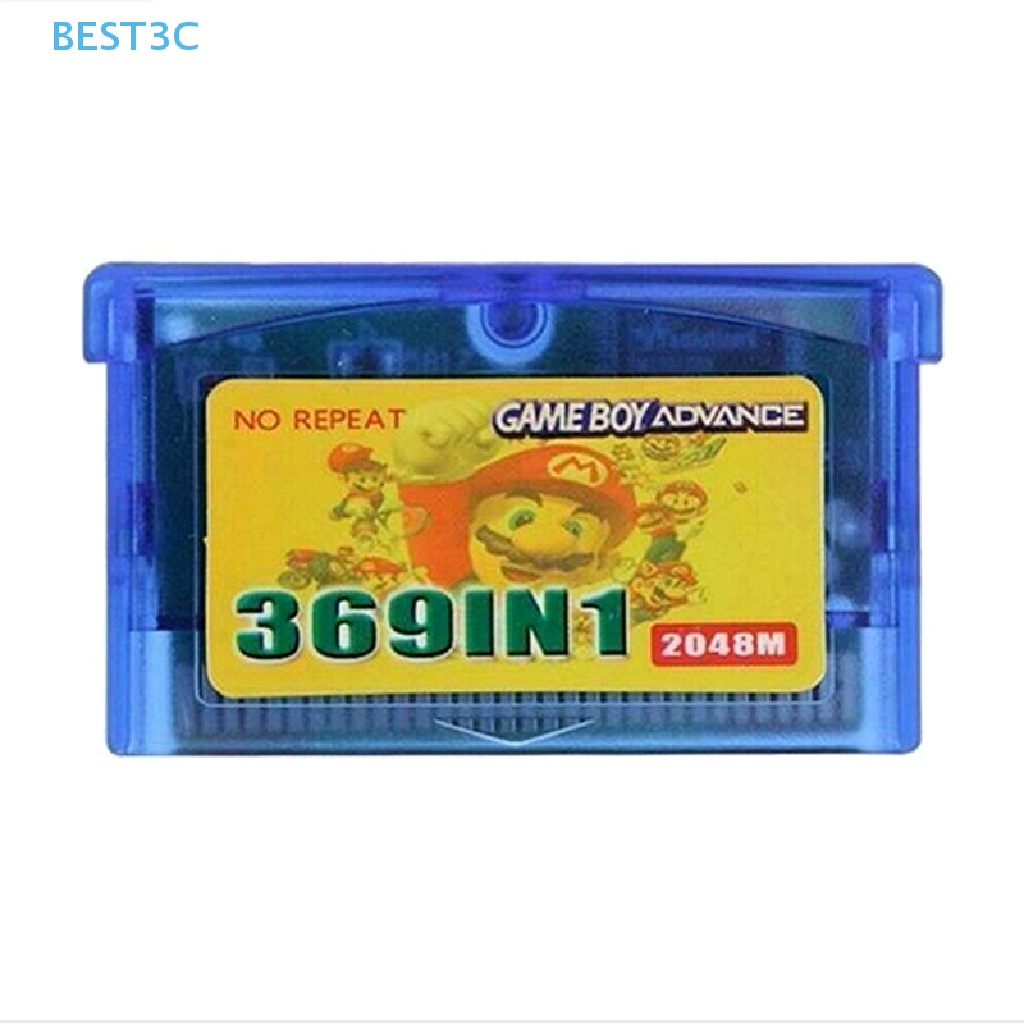 Best3c 369 In 1 การ์ดตลับหมึก สําหรับ Game Boy Advance GBA SP NDS NDSL ขายดี