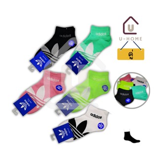 [พร้อมส่ง] ถุงเท้าเหนือข้อเท้า ระบายอากาศได้ดี ขาว ดำ ชมพู เ…