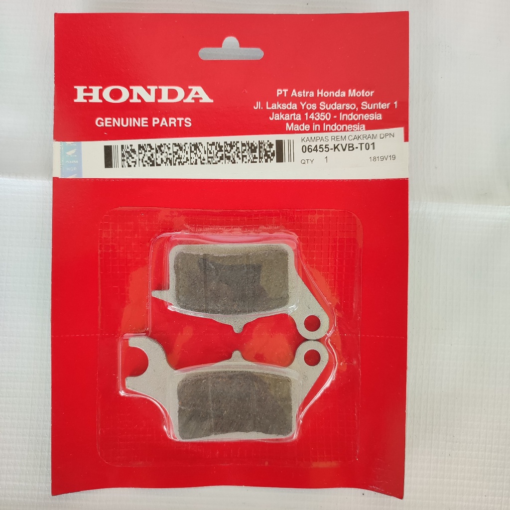 ผ้าเบรกหน้าสําหรับ HONDA VARIO CBS 06455-KVB-T01