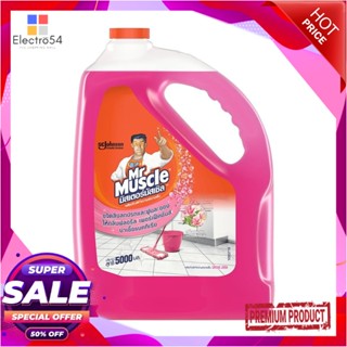 FLOOR น้ำยาทำความสะอาดพื้น MR.MUSCLE FLORAL PERFECTION 5,000 มล.FLOOR CLEANER MR.MUSCLE FLORAL PERFECTION 5,000ML