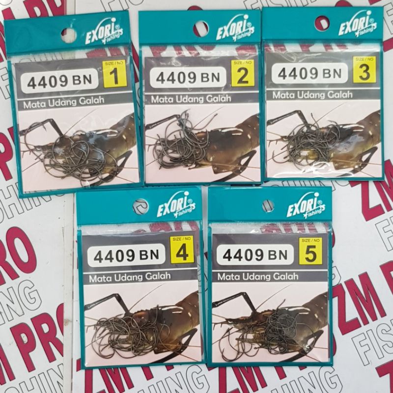MATA EXORI 4409BN RING/HOLE OF GALAH SHRIMP hook prawn hook