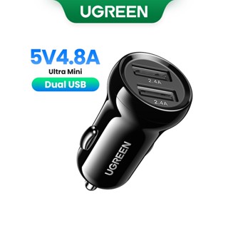 แหล่งขายและราคาUGREEN ที่ชาร์จ USB แบบคู่ แรงดันไฟ 4.8A ขนาดเล็ก สำหรับรถยนต์อาจถูกใจคุณ