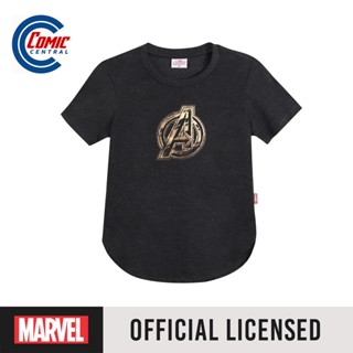 Marvel Avengers Ladies Logo Straight Cut Graphic T-Shirt_04