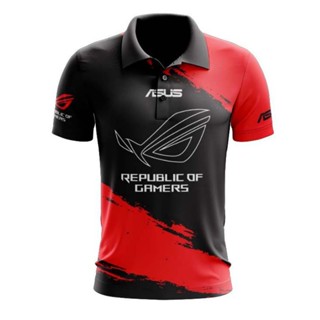 เสื้อโปโล E Sport Republic Of Gamers ROG รุ่นพิเศษ สําหรับเล่นเกม