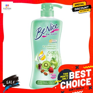 Benice(บีไนซ์) บีไนซ์ ครีมอาบน้ำ สูตรเพอร์เฟ็ค อิลาสติก 450 มล. Benice Shower Cream Perfect Elastic Formula 450 ml.ผลิตภ