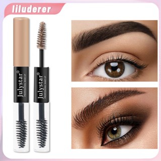 2023ใหม่ Single Liquid Eyebrow Cream กันน้ำไม่ง่ายที่จะเลอะคิ้ว Liquid Double-Headed Eyebrow Brush With Eyebrow Tint HO