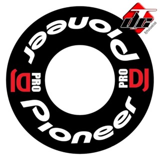 สีดำลายpioneer dj Size "S"สติกเกอร์ในSkin jog wheel protective film Pioneer dj สีดำลายpioneer XDJ-RR DDJ-SB DDJ-SB2