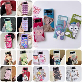 เคสโทรศัพท์ซิลิโคน TPU แบบนิ่ม พิมพ์ลายการ์ตูนน่ารัก กันกระแทก สําหรับ Samsung Galaxy Z Flip 4 Z Flip 3 5G