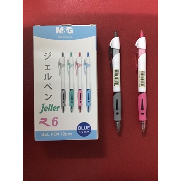 M&G AGP023CQ ปากกาเจล jeller R6 หมึกน้ำเงิน 0.5 มม.