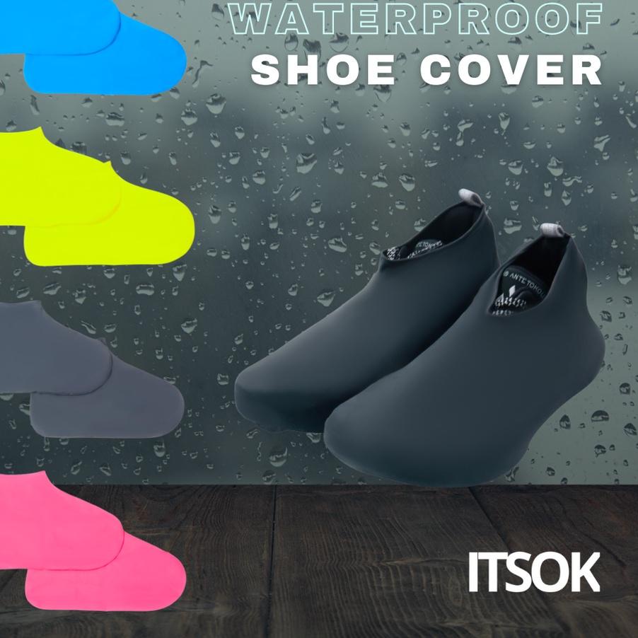 Puj181 ITSOK Cover Shoes/Rubber Shoe Cover/Rain Water Resistance Shoe Protector Funcover/Washable |