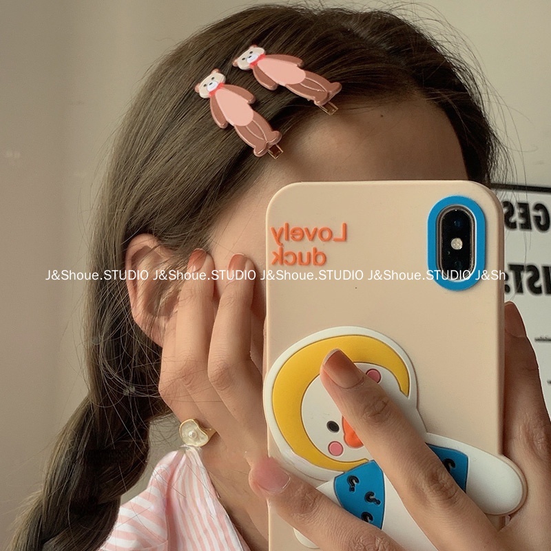 Kf551 ใหม่ กิ๊บปากจระเข้ รูปสัตว์น่ารัก สไตล์ญี่ปุ่น สร้างสรรค์ เครื่องประดับ สําหรับผู้หญิง