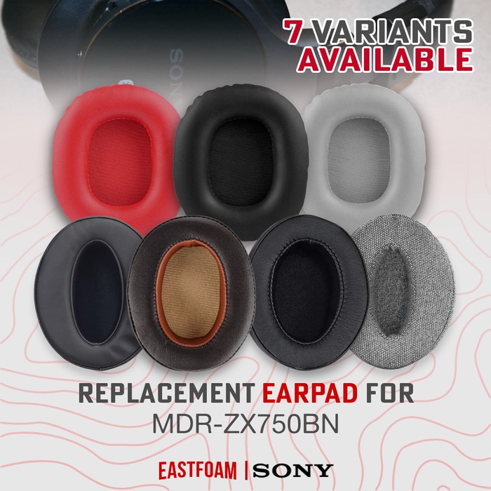 Earpad Earcup Sony MDR ZX750BN ZX 750 BN แผ่นโฟมแผ่นรองหูฟัง