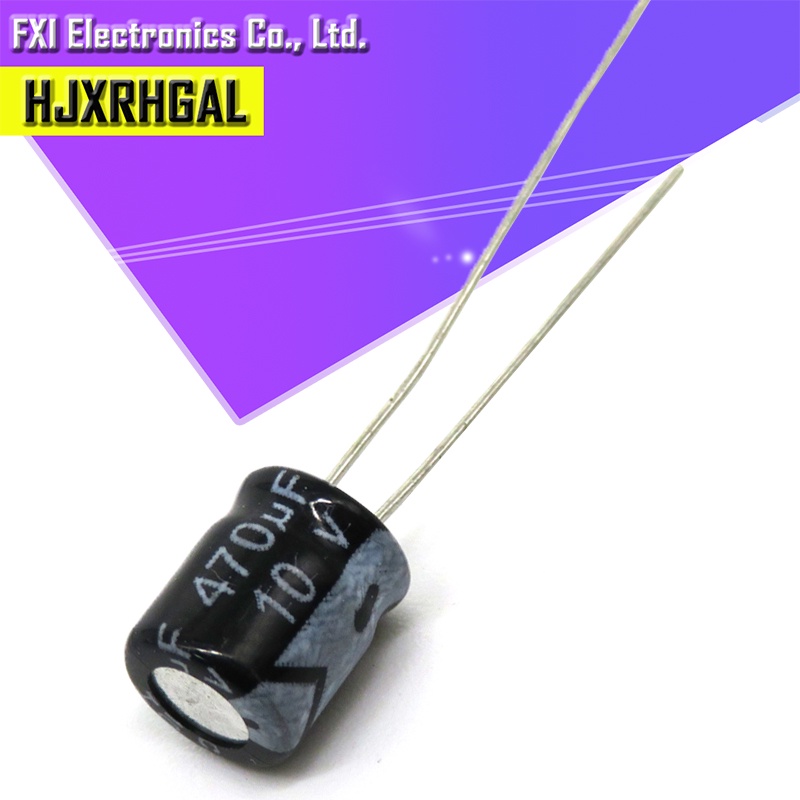 50PCS 10V470UF 6X7 มม.470UF 10V Electrolytic capacitor ใหม่