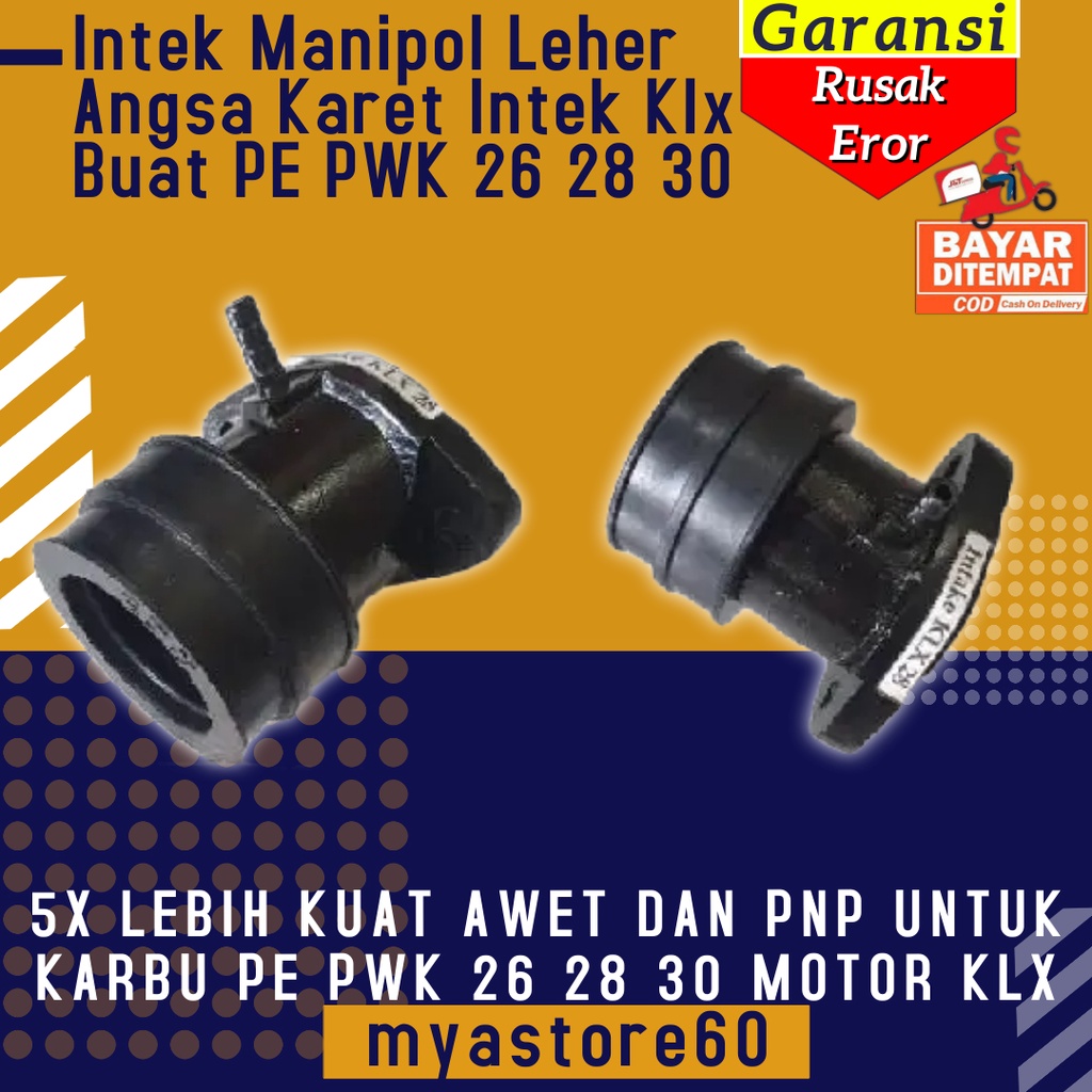 Intek Manipul ยางไอดี Manifold Goose คอ Maniful ยาง Intek KLX สําหรับ PE PWK PWM PWL PJ 24 26 28 30 