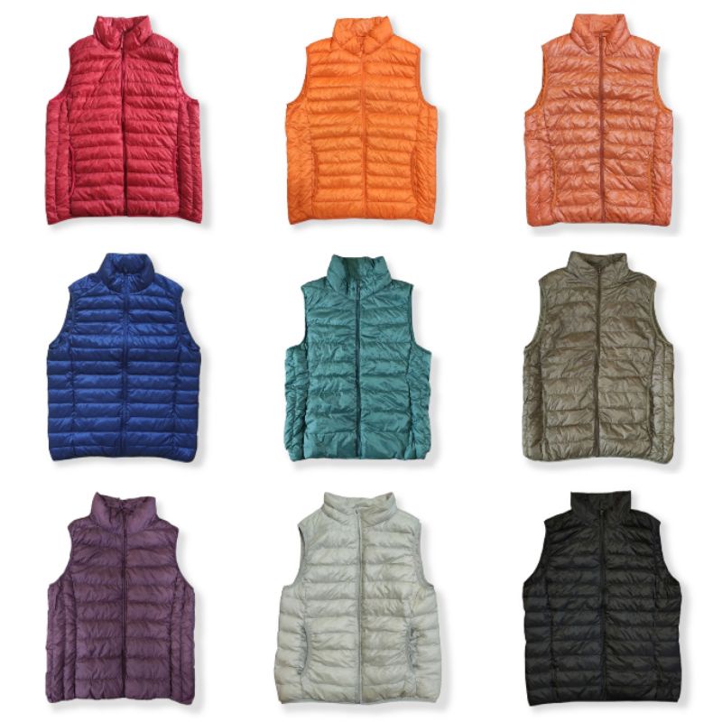 UNIQLO ULTRALIGHT VEST JACKET / MOON VEST / GOOSE DOWN VEST / ULTRALIGHT VEST / FUFFER VEST / GOOSE 