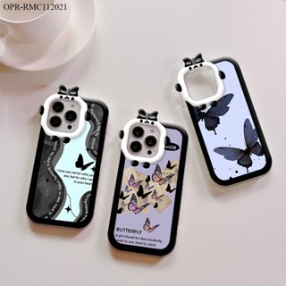 Realme C2 C3 C11 C20 C20A C21 C33 C30 2021 Cartoon Astronaut Case เคสเรียวมี สำหรับ Cartoon Butterfly เคส เคสโทรศัพท์ เคสมือถือ Shockproof Casing