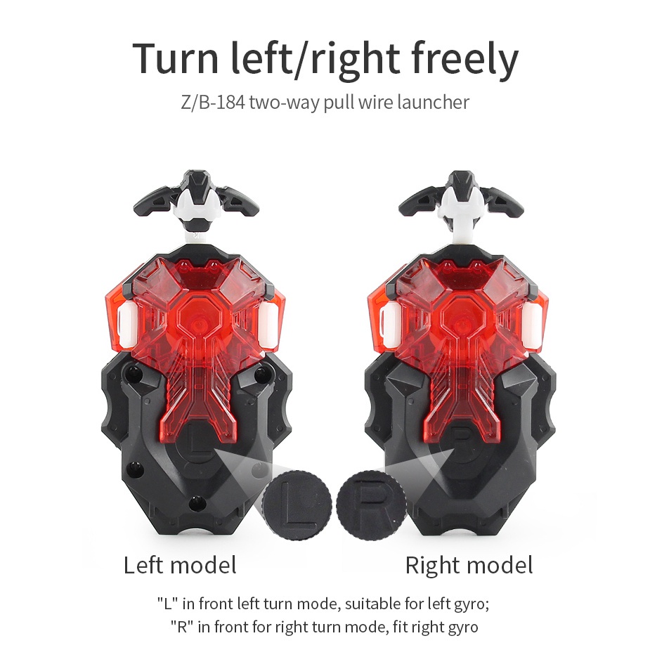 Z ยี่ห้อ B-184 8 สีหลอดโลหะ DB Custom LR Launcher สําหรับ Spinning Tops Burst ราคา ถูกที่สุด ดีลบีเคเค แกลเลอรีภาพที่ 7