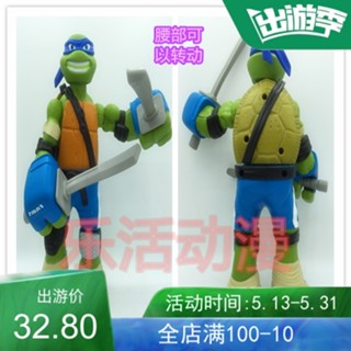 ขนาดใหญ่ 26 ซม.สีดาวเต่านินจา Michelangelo Leonardo Raphael movable ตุ๊กตา