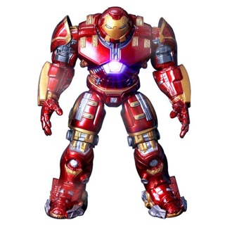 2020 Marvel 3 Iron Man Hulkbuster ขยับได้ พร้อมไฟ LED ของเล่นโมเดลฟิกเกอร์