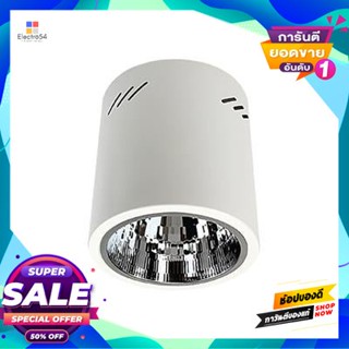 Downlight โคมดาวน์ไลท์หน้ากลมติดลอย (1xE27) BEC รุ่น DJ601/WH ขนาด 6 นิ้ว สีขาวRound Downlight (1xE27) BEC Model DJ601/W