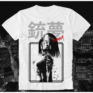 เสื้อยืดแฟชั่น 2022 NEW T Shirt Cyber Punk Cyberpunk Battle Angel Alita Girl Gunnm Anime Manga JapanS-5XLDIY เสื้อย_12