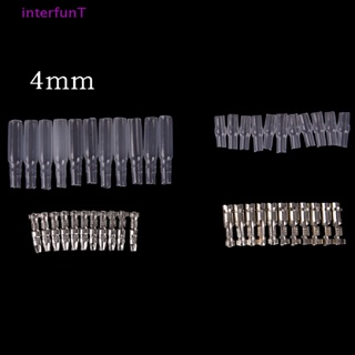 [InterfunT] ชุดขั้วต่อสายไฟรถยนต์ เส้นผ่าศูนย์กลาง 4 มม. 10 ชุด [ใหม่]