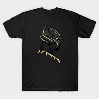 Black Panther Marvel T-Shirt High Quality Cotton Short Sleeve Clothing_05