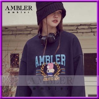 ★ Ambler x BELLYBEAR ★ Bay TREE BELLY เสื้อกันหนาว แขนยาว คอกว้าง สไตล์เกาหลี BMM212