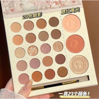 อายแชโดว์ 23สี+แปรง สีสวยทาแล้วติดทน ของมันต้องมี ของปังและราคาดีขนาดนี้ สาวๆต้องตำ มีติดไว้เลย มาพร้อมแปรงในเซต