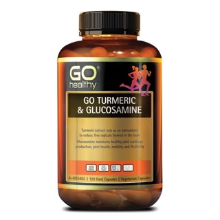 GO Healthy Turmeric &amp; Glucosamine 120 Vege Capsules