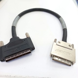 Cable VHDCI 68 พินตัวผู้กับสายเคเบิล SCSI-3 HPDB68 ตัวผู้ สายยาว 40cm ส่งจากไทย