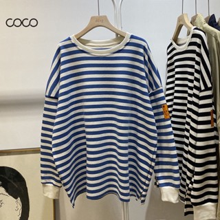 Coco~เสื้อกันหนาวผู้หญิงฤดูหนาว สไตล์ฉบับเกาหลี ท็อปส์ซูหลวม แฟชั่นผู้หญิง