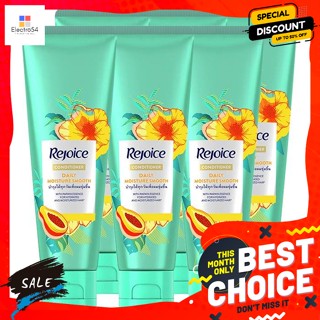 rejoice(รีจอยส์) รีจอยส์ ครีมนวดผม เดลี่ มอยเจอร์ สมูท 60 มล. แพ็ค 6 Rejoice Hair Conditioner Daily Moisture Smooth 60 m