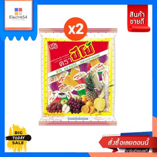 Pipo(ปีโป้) Pipo ปีโป้ ขนมเยลลี่รวมรสผลไม้ (คาราจีแนน) 587.5 กรัม (Pack x2) [Best Seller] Pipo Pipo Jelly Desser