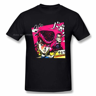 T-Shirtเสื้อยืดแขนสั้น ผ้าฝ้าย พิมพ์ลายกราฟิก Jojo Bizarre Adventure คุณภาพสูง แฟชั่นฤดูร้อน สําหรับผู้ชาย S-5XL