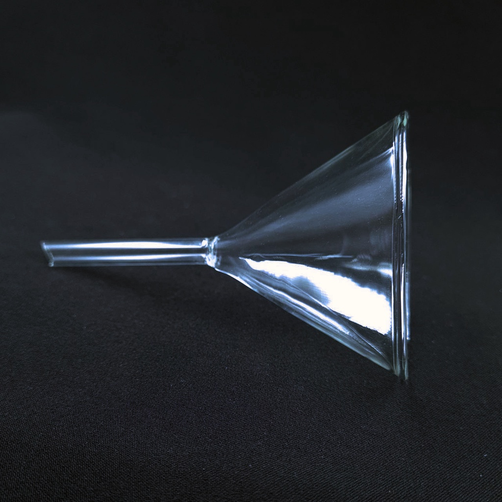 กรวยกรองแก้ว / Funnel Glass / กรวยแก้ว / กรวยเทสารเคมี / กรวยห้องทดลอง / กรวยวิทยาศาสตร์ / กรวย / อุปกรณ์การเรียน / ห้อง - รูปที่ 2