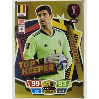 การ์ดนักฟุตบอล Thibaut Courtois ฟุตบอลโลก world cup 2022 การ์ดสะสม belgium การ์ดนักเตะ เบลเยี่ยม เบลเยียม