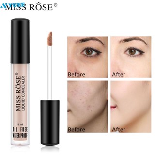 Miss Rose Light Moisturizing คอนซีลเลอร์ Professional Liquid Concealer Foundation Foundation Liquid Fond De Teint Liquide Fini Mat Yuee