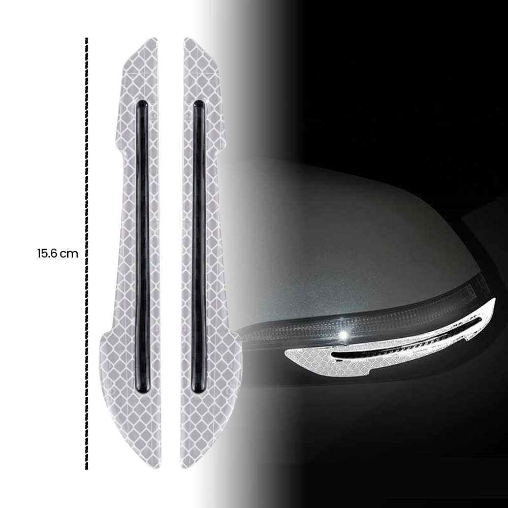 CARSUN สติ๊กเกอร์ติดรถยนต์สะท้อนแสง ป้ายเตือนความปลอดภัย Decal 2 ชิ้น - 1185 - HBMI