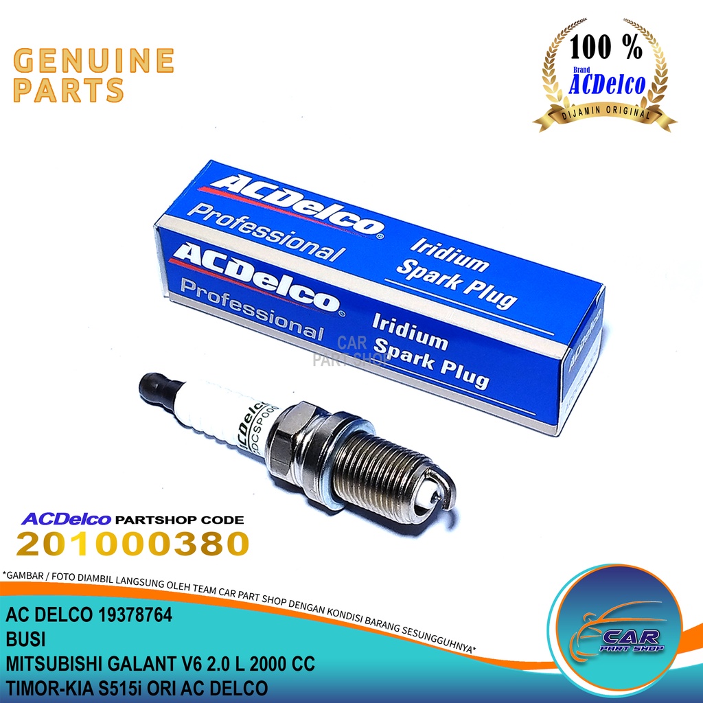 IRIDIUM IK16TT SPARK PLUG MITSUBISHI GALANT V6 2.0 TIMOR-KIA S515i ACDELCO