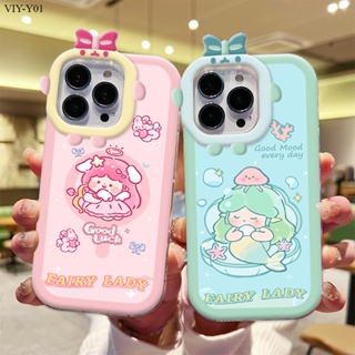 VIVO Y01 Y01A Y02 Y16 Y72 Y52 Y75 Y55 Y22 Y22S 5G เคสวีโว่ สำหรับ Cartoon Fairy เคส เคสโทรศัพท์ เคสมือถือ Shockproof Casing