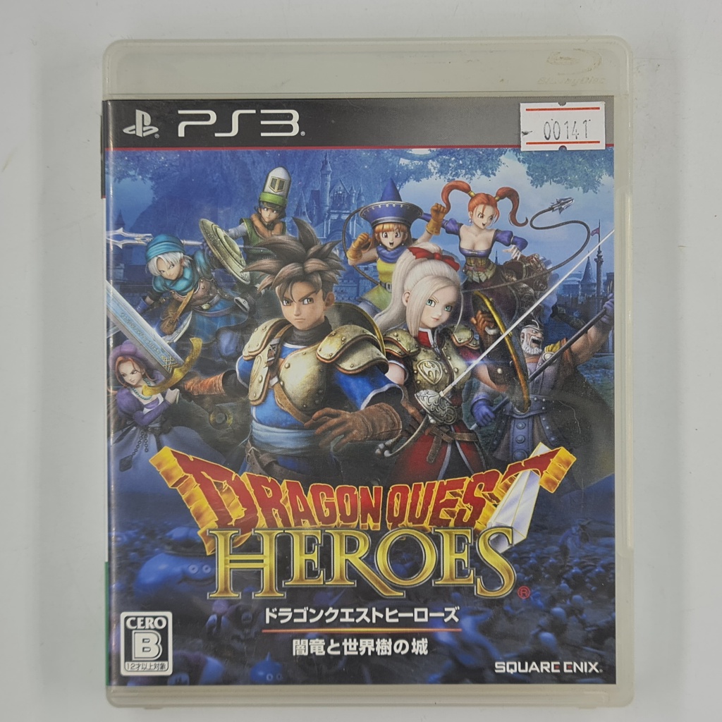 [00141] Dragon Quest Heroes (JP)(PS3)(USED) แผ่นเกมแท้ มือสอง !!
