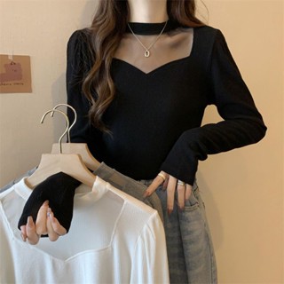 [พร้อมส่ง] เสื้อยืดแขนยาว ผ้าโปร่ง ขนาดใหญ่ สไตล์เกาหลี สําหรับเด็กผู้หญิง